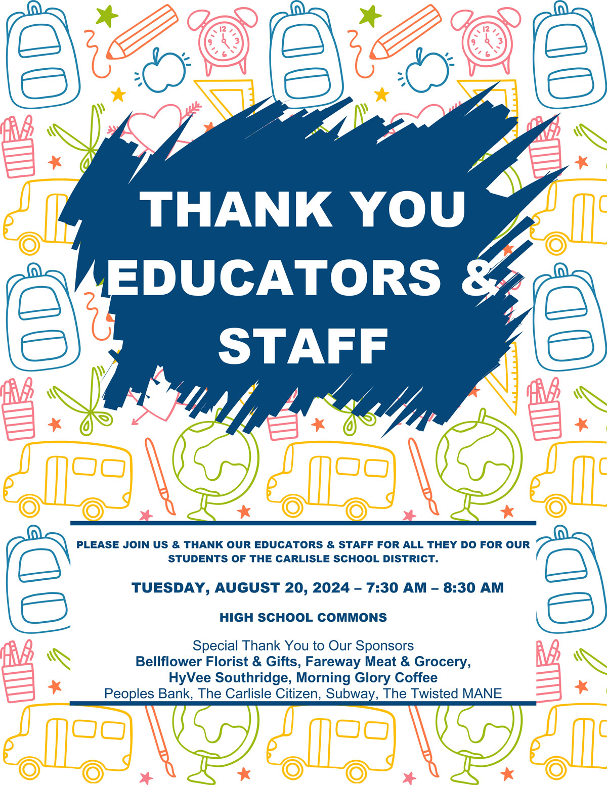 Educators/Staff Appreciation Breakfast