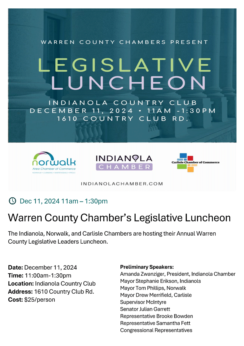 Warren County Chamber’s Legislative Luncheon