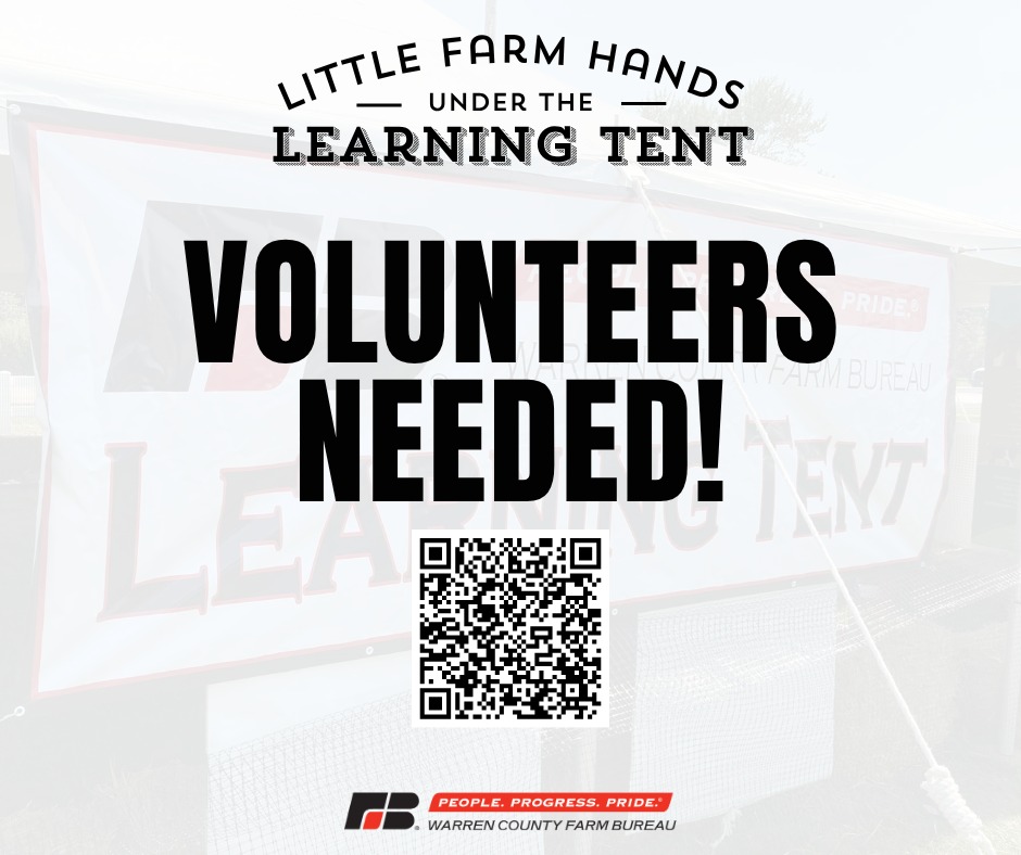 Volunteer opportunity at Warren County Fair
