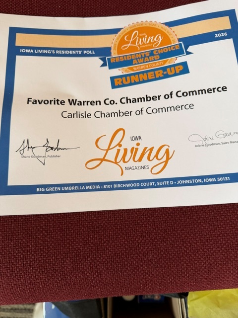 Voted Runner-Up for Favorite Chamber!