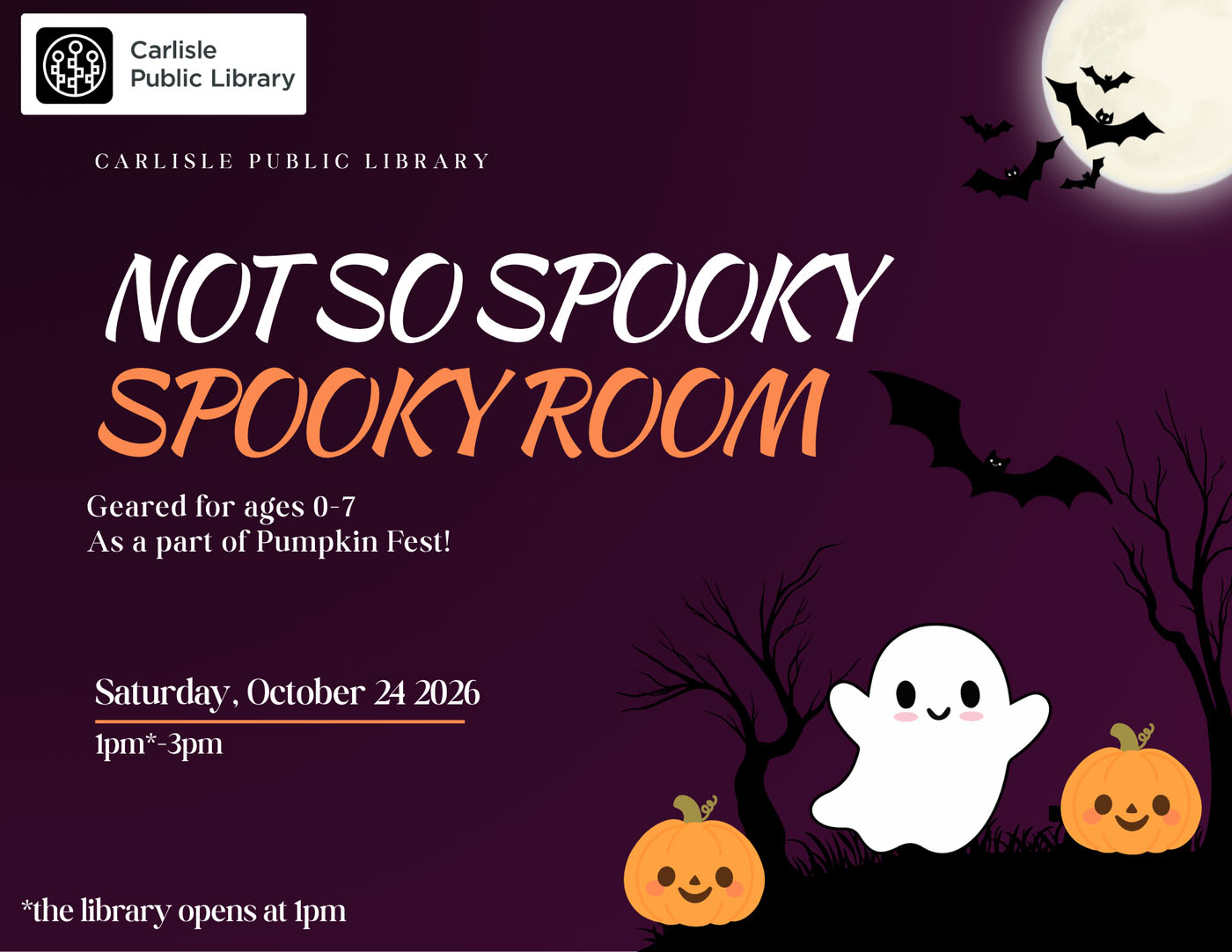 Check out the Not So Spooky Spooky Room During PumpkinFest